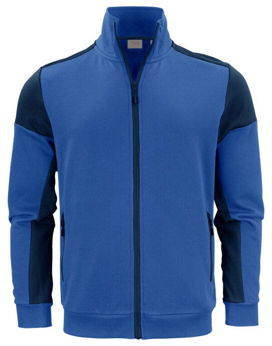 Printer Prime Full Zip Sweater - Cobalt/Navy