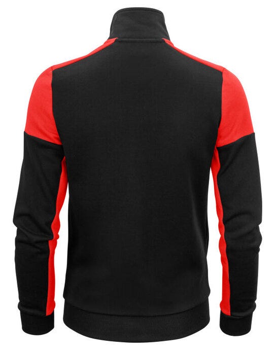 Printer Prime Ladies Full Zip Sweat - Black/Red