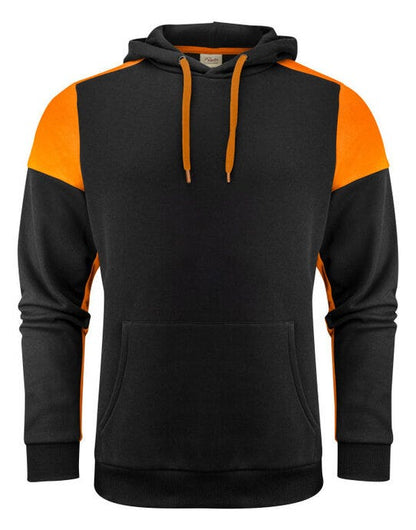 Printer Prime Hoodie - Black/Orange