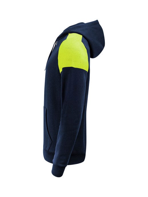 Printer Prime Hoodie - Navy/Neon Yellow