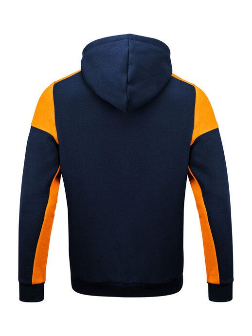 Printer Prime Hoodie - Navy/Neon Orange