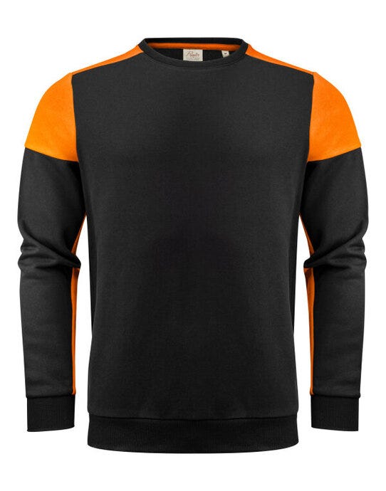 Printer Prime Crewneck - Black/Orange