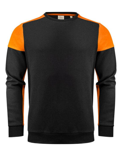Printer Prime Crewneck - Black/Orange