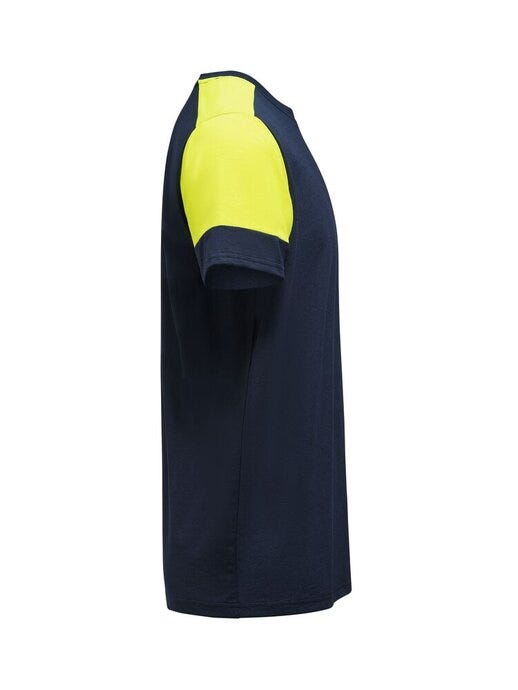 Printer Prime T-Shirt - Navy/Neon Yellow