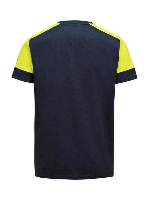 Printer Prime T-Shirt - Navy/Neon Yellow