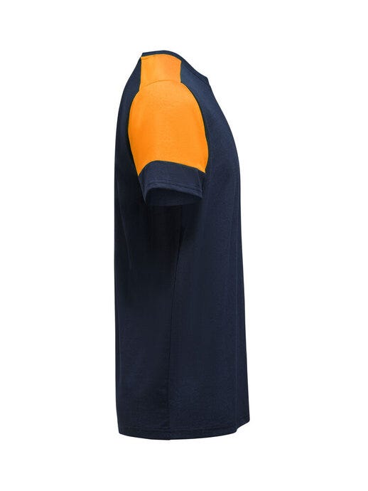 Printer Prime T-Shirt - Navy/Neon Orange