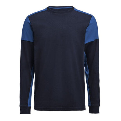 Printer Prime Long Sleeve T-Shirt - Navy/Cobalt