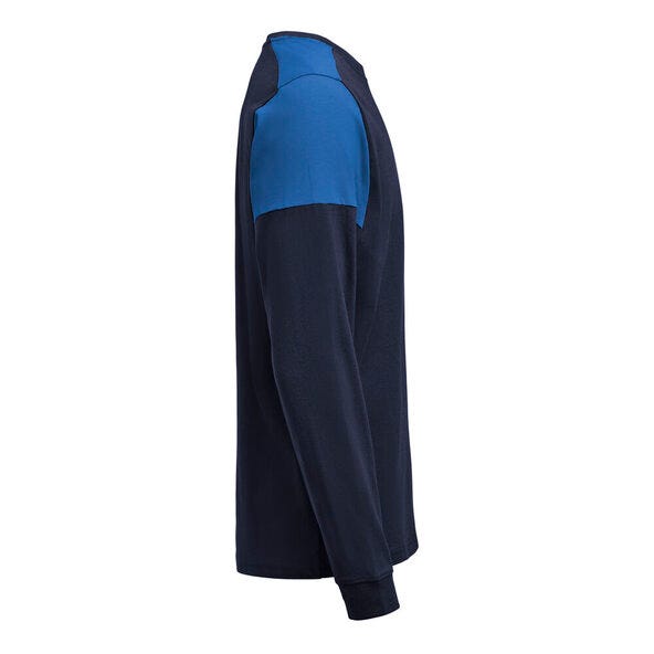 Printer Prime Long Sleeve T-Shirt - Navy/Cobalt