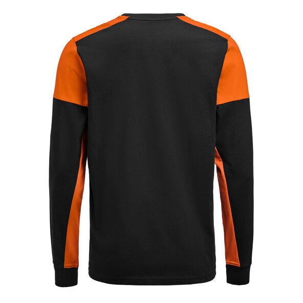Printer Prime Long Sleeve T-Shirt - Black/Orange
