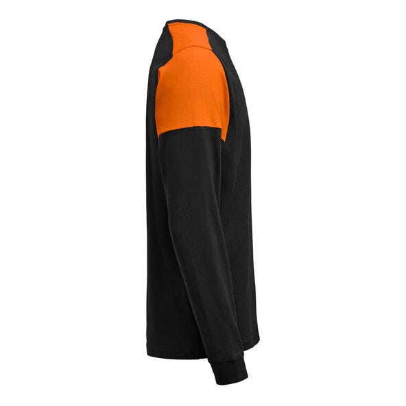 Printer Prime Long Sleeve T-Shirt - Black/Orange