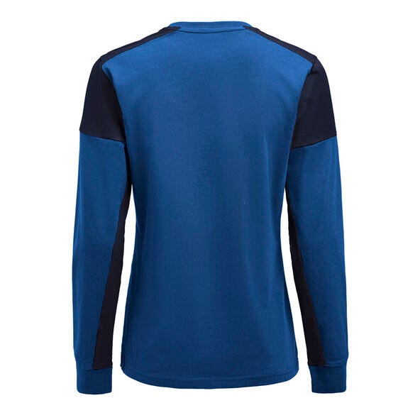 Printer Prime Ladies Long Sleeve T-Shirt - Cobalt/Navy