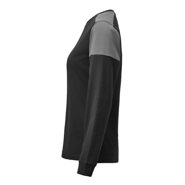 Printer Prime Ladies Long Sleeve T-Shirt - Black/Anthracite