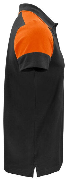 Printer Prime Polo - Black/Orange