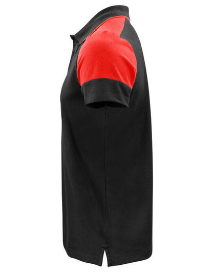 Printer Prime Polo - Black/Red