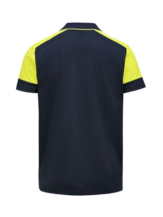 Printer Prime Polo - Navy/Neon Yellow