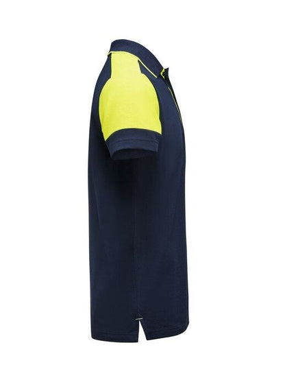 Printer Prime Polo - Navy/Neon Yellow