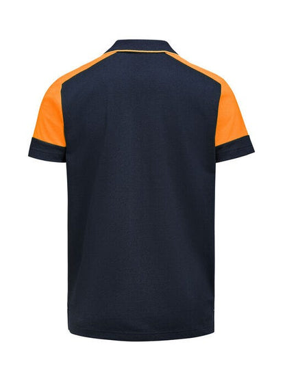 Printer Prime Polo - Navy/Neon Orange