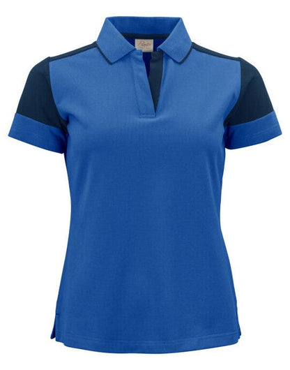 Printer Prime Ladies Polo - Cobalt/Navy