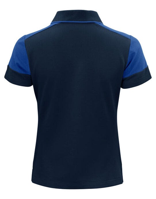 Printer Prime Ladies Polo - Navy/Cobalt