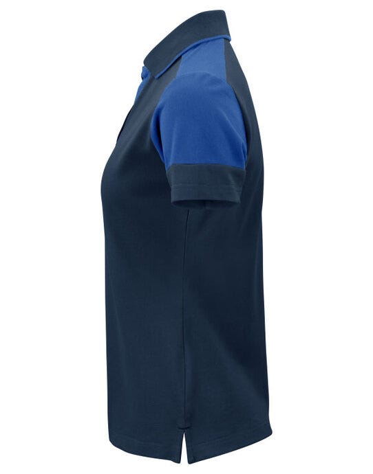 Printer Prime Ladies Polo - Navy/Cobalt