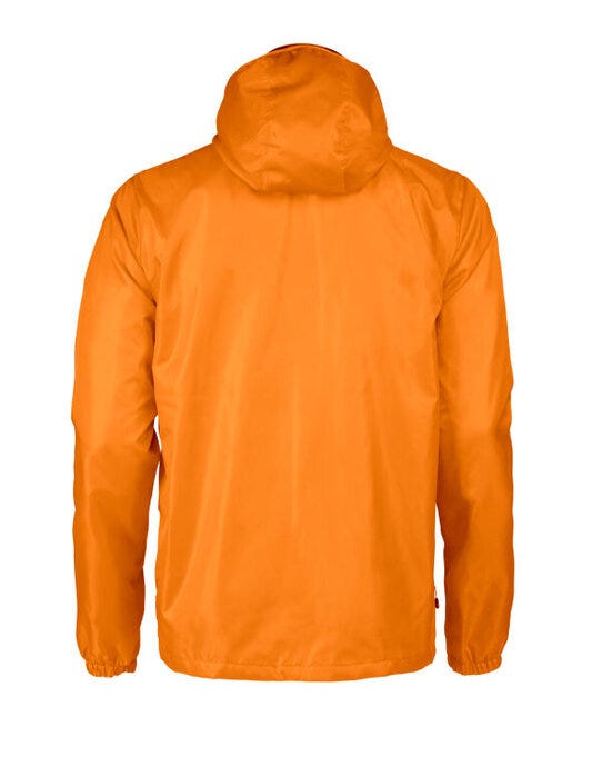 Printer Red Fastplant Windbreaker Jacket - Bright Orange