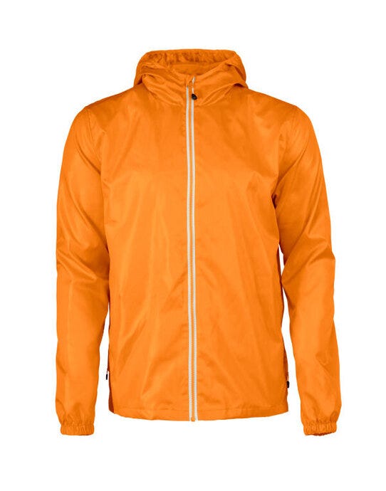 Printer Red Fastplant Windbreaker Jacket - Bright Orange