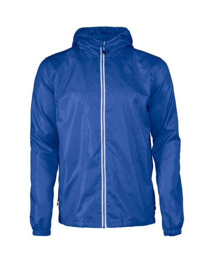 Printer Red Fastplant Windbreaker Jacket - Blue