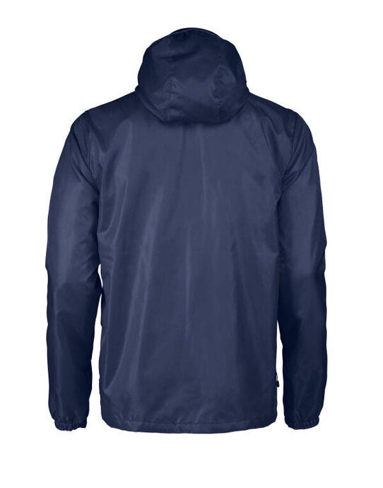 Printer Red Fastplant Windbreaker Jacket - Navy