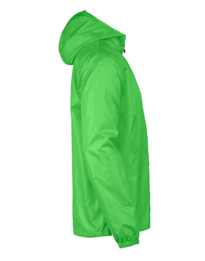 Printer Red Fastplant Windbreaker Jacket - Lime