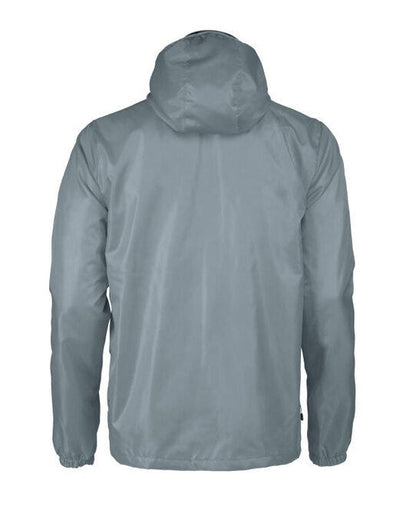 Printer Red Fastplant Windbreaker Jacket - Metal Grey