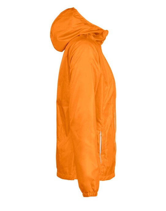 Printer Red Ladies Fastplant Windbreaker - Bright Orange