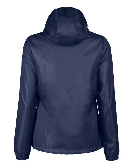 Printer Red Ladies Fastplant Windbreaker - Navy