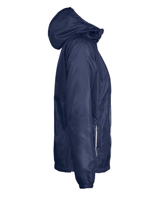 Printer Red Ladies Fastplant Windbreaker - Navy