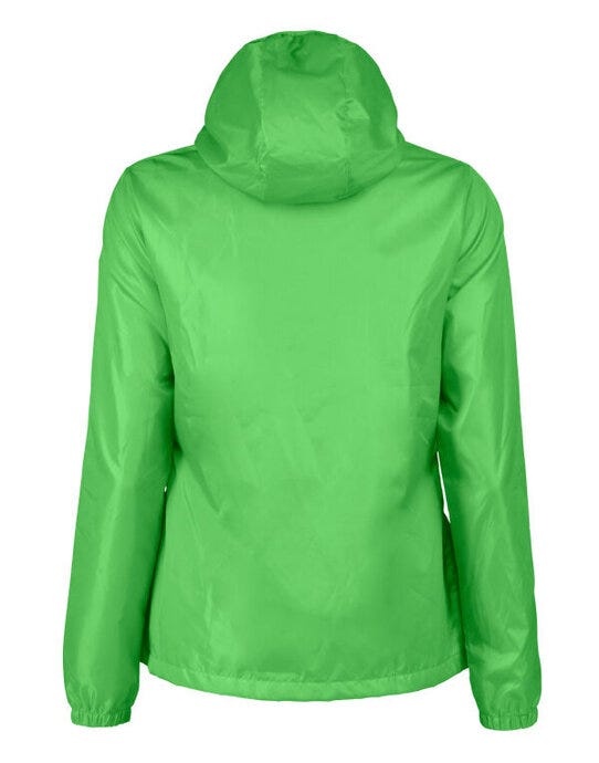 Printer Red Ladies Fastplant Windbreaker - Lime
