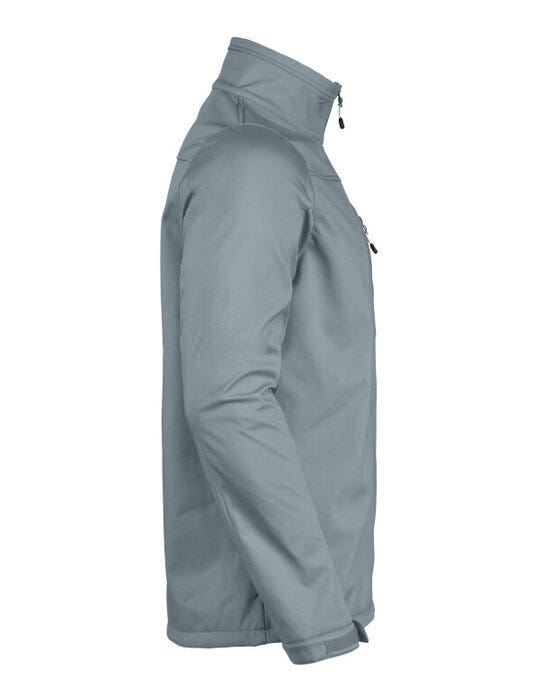 Printer Red Vert Softshell Jacket - Metal Grey