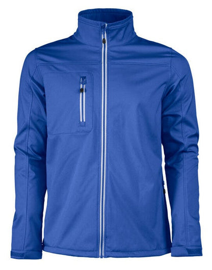 Printer Red Vert Softshell Jacket - Blue