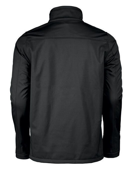 Printer Red Vert Softshell Jacket - Black