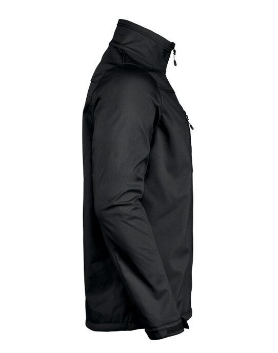 Printer Red Vert Softshell Jacket - Black