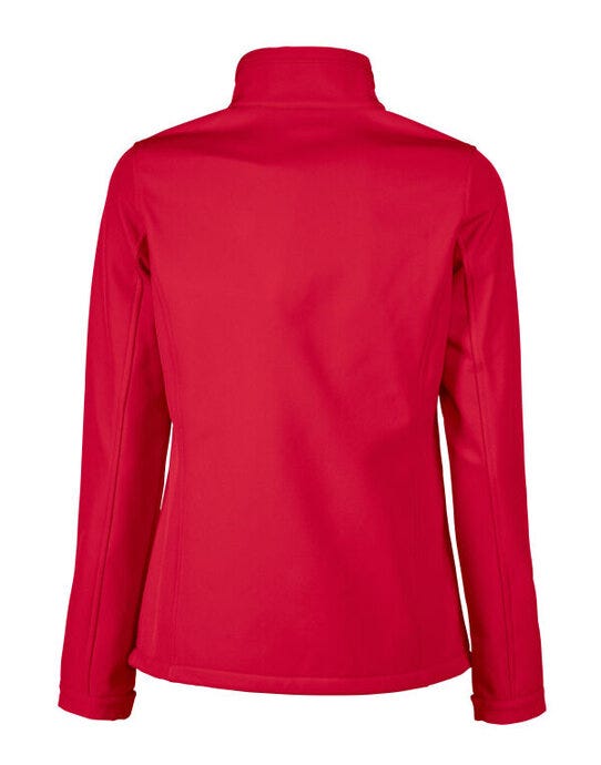 Printer Red Ladies Vert Softshell Jacket - Red