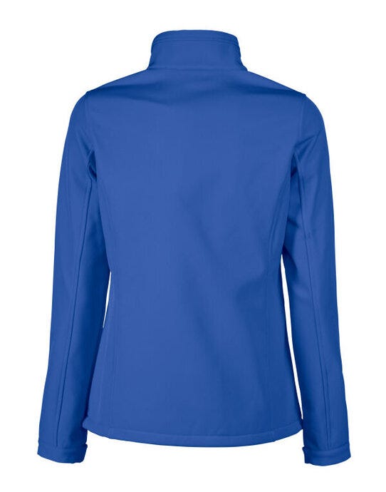 Printer Red Ladies Vert Softshell Jacket - Blue