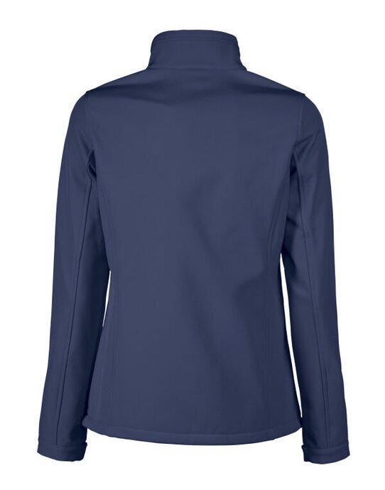 Printer Red Ladies Vert Softshell Jacket - Navy