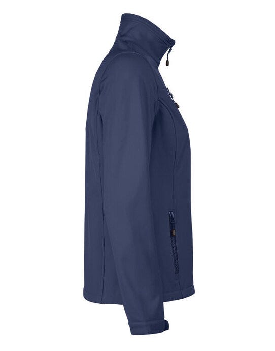 Printer Red Ladies Vert Softshell Jacket - Navy