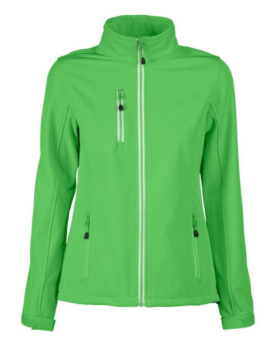 Printer Red Ladies Vert Softshell Jacket - Lime