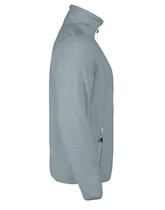 Printer Red Rocket Full Zip Fleece - Metal Grey