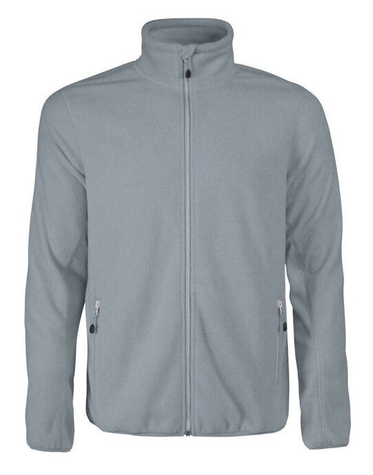 Printer Red Rocket Full Zip Fleece - Metal Grey