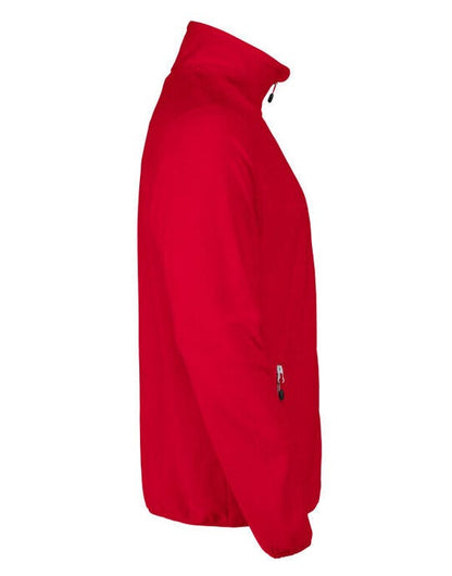 Printer Red Twohand Microfleece Jacket - Red
