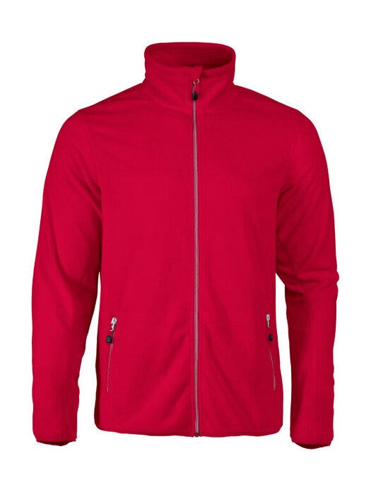 Printer Red Twohand Microfleece Jacket - Red