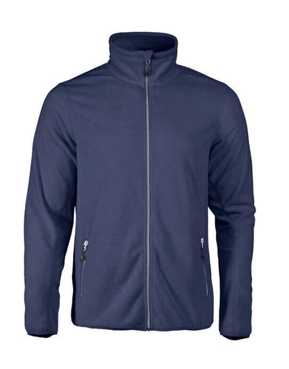 Printer Red Twohand Microfleece Jacket - Navy