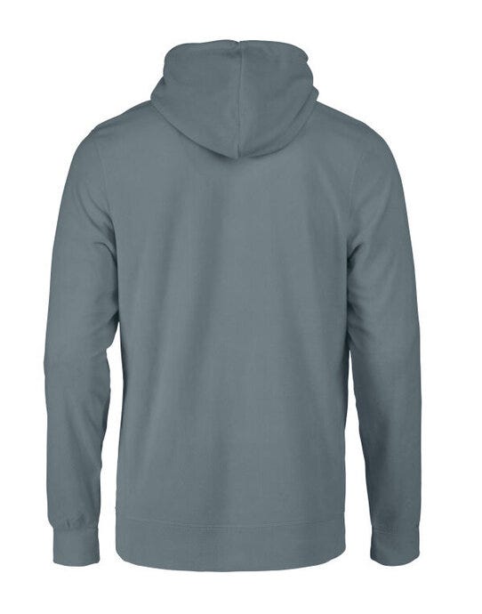 Printer Red Switch Fleece Hoodie - Metal Grey