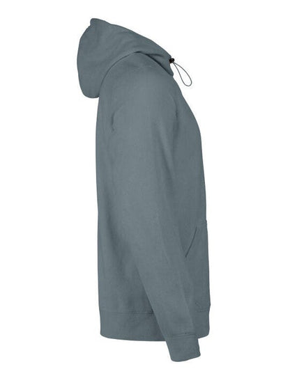 Printer Red Switch Fleece Hoodie - Metal Grey